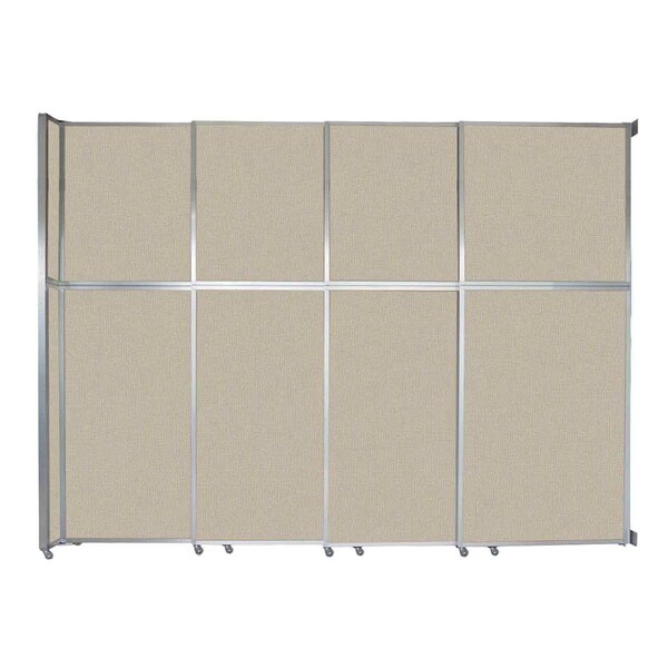 Operable Wall Sliding Room Divider 12'8" x 10'3/4" Sand Fabric